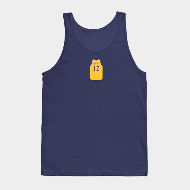 Vlade Divac Los Angeles Jersey Qiangy Tank Top by qiangdade